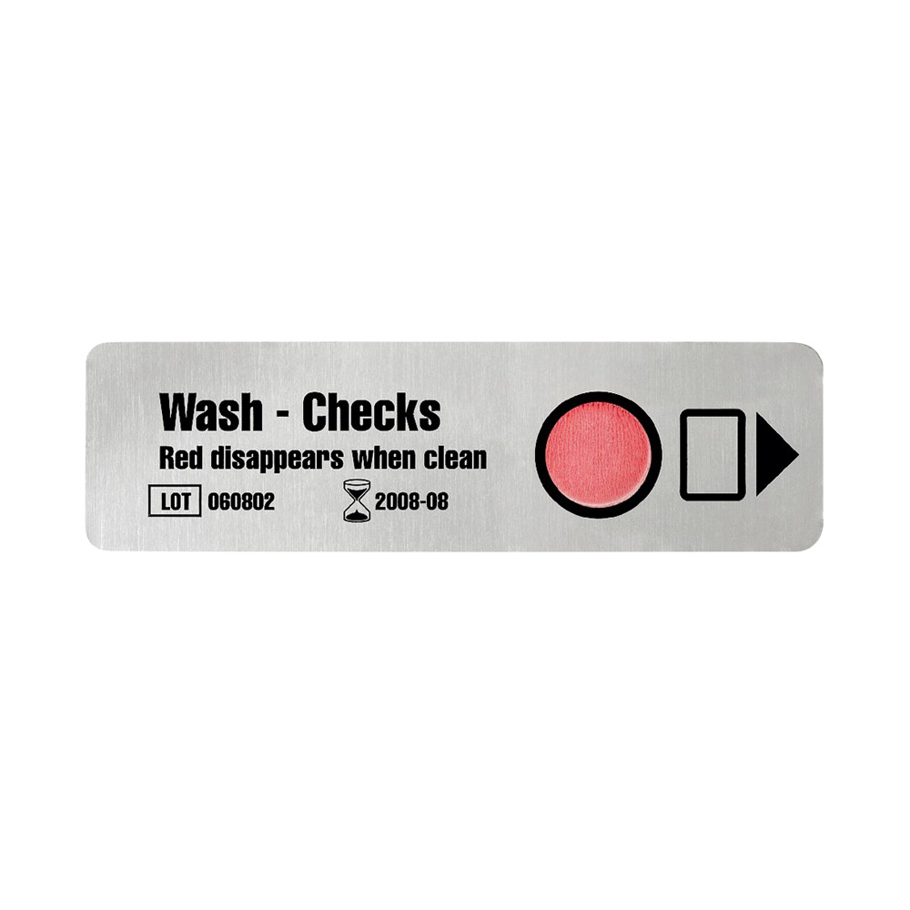 Wash-Checks indikatorplader RDG, 10 stk.