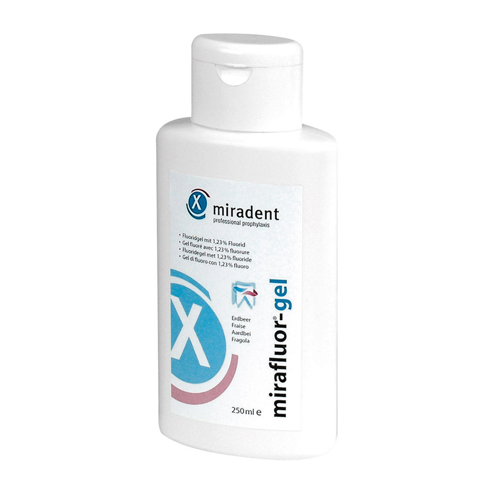 mirafluor Gel Jordbær, 250 ml