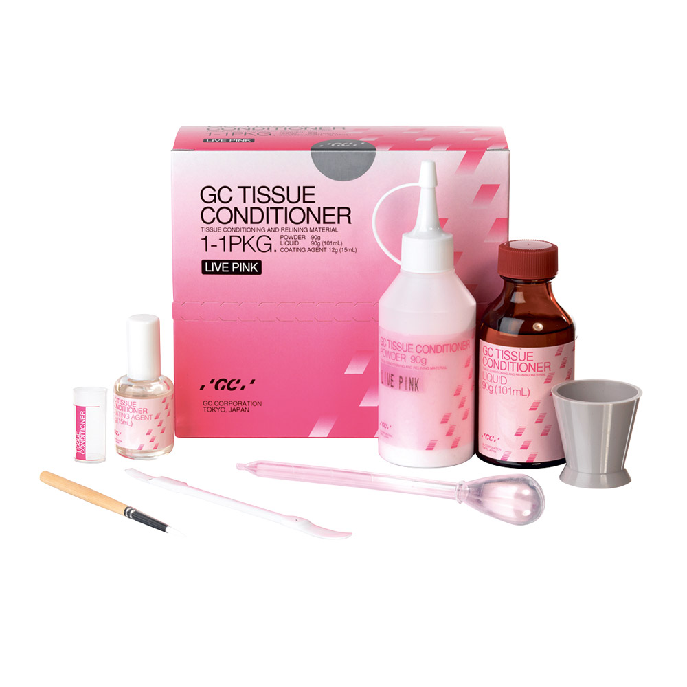 GC Tissue Conditioner hvid 1-1, pakke
