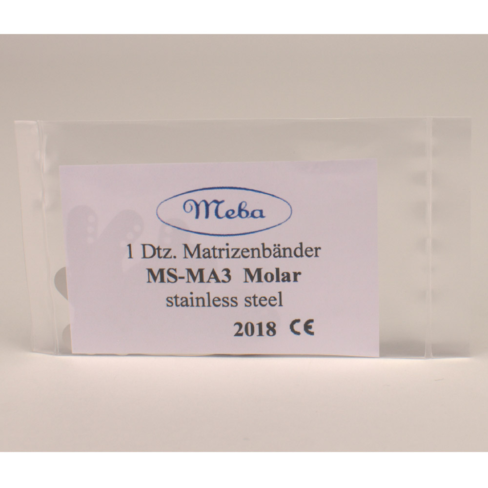 Matriser Meba perforeret nr. 3, 12 stykker