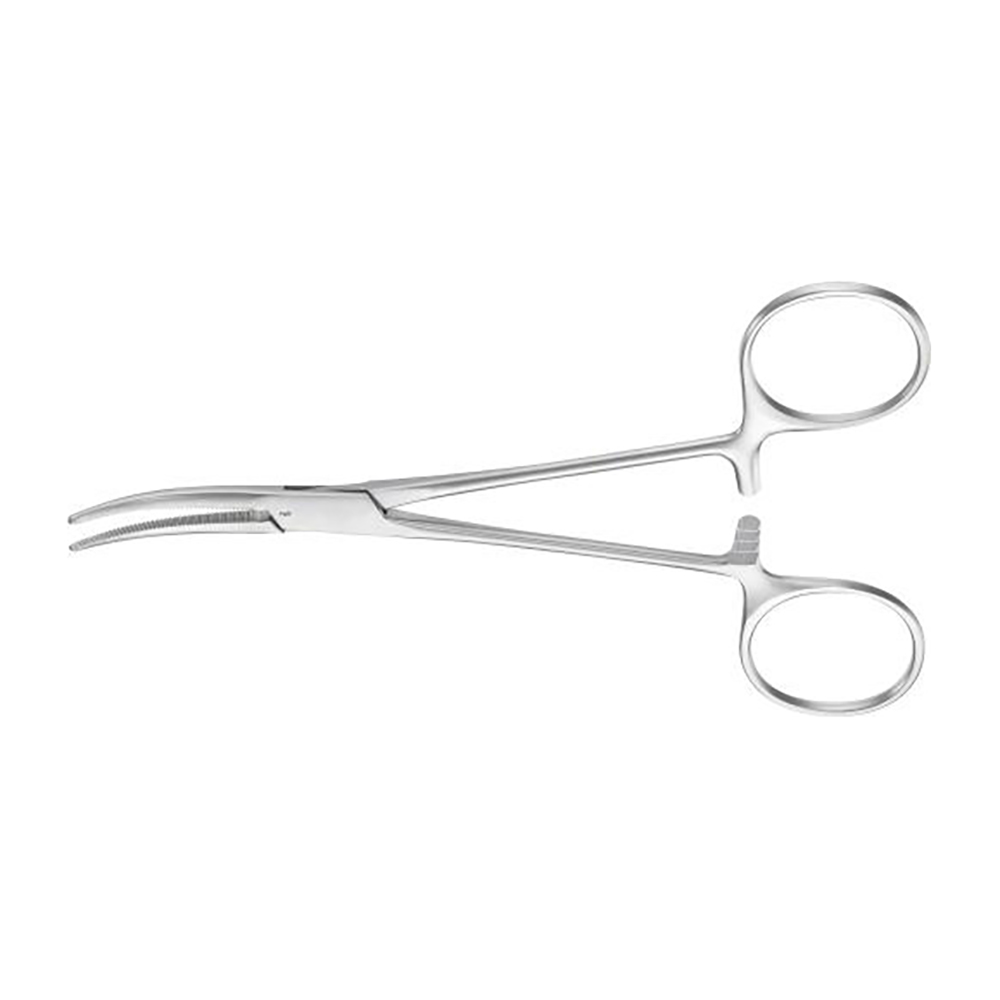 Arterieklemme Crile buet 140 mm stk.