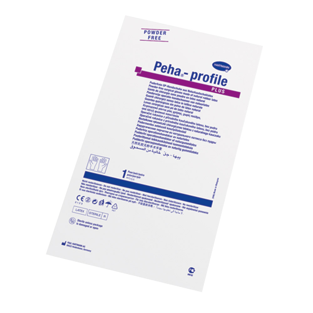 Peha Profile plus handske pudderfri str. 8, 50 par