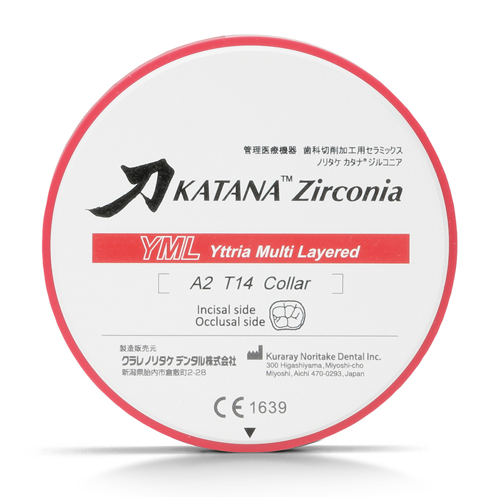 Katana ZR (Zirkonia) Disc YML 98,5 mm 18 mm D3, stk.