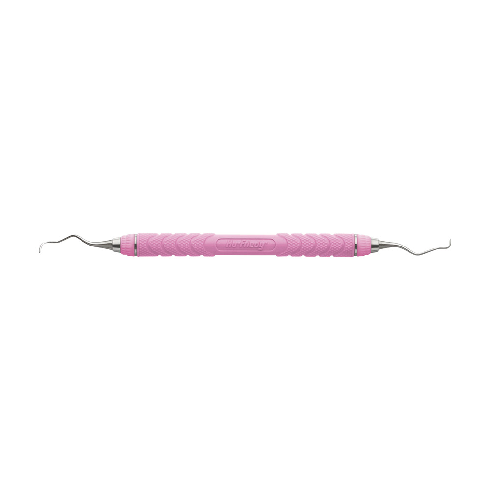 Kurette Langer 3-4 EverEdge 2 håndtag 8 resin rosa, stk.