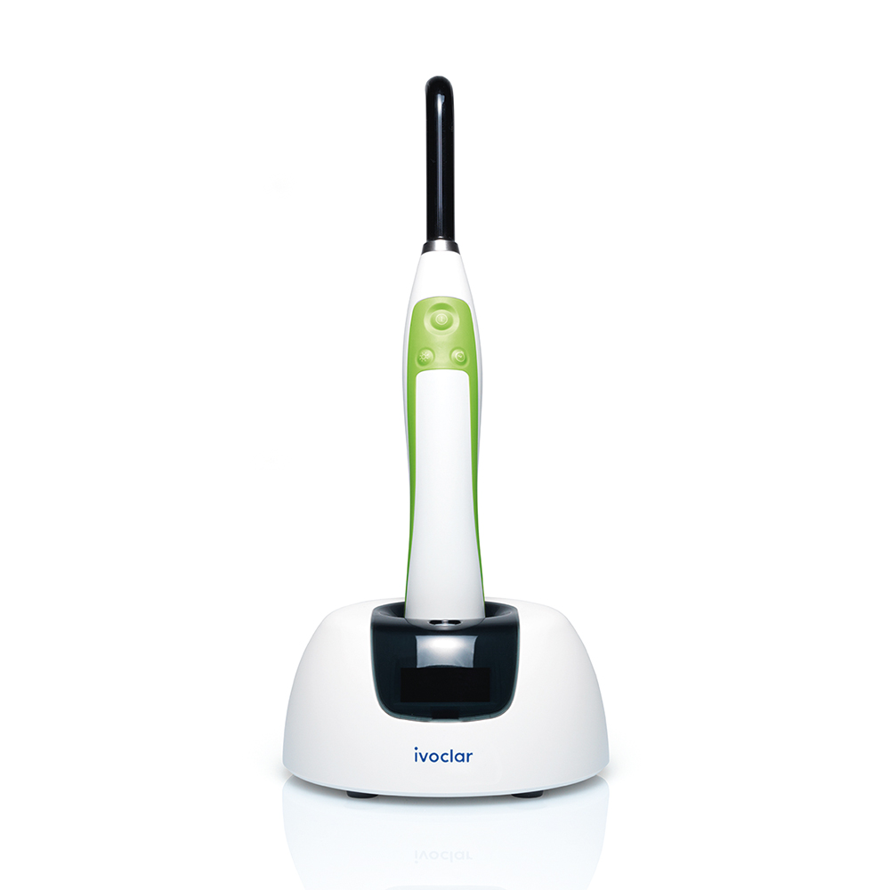 Bluephase G4 polymerisationslampe med ladestation/radiometer grøn, stk.