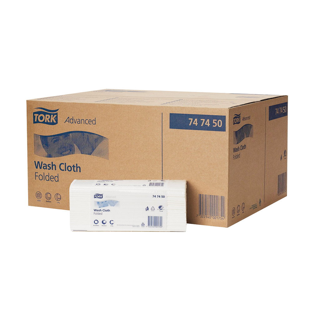 Tork Advanced vaskeklud foldet 6-lags, karton