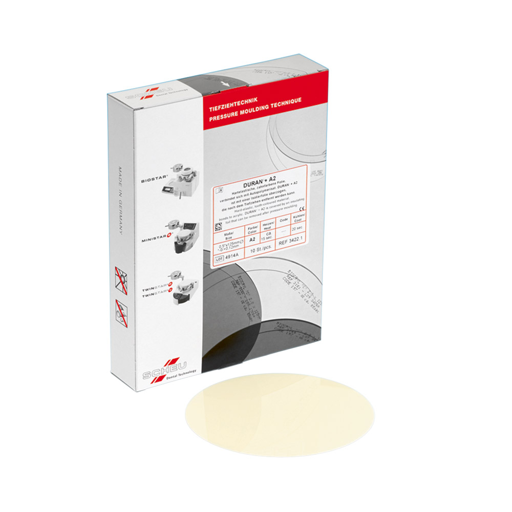 DURAN+ rund folie A2 pd 125 x 0,75 mm, 10 stk.