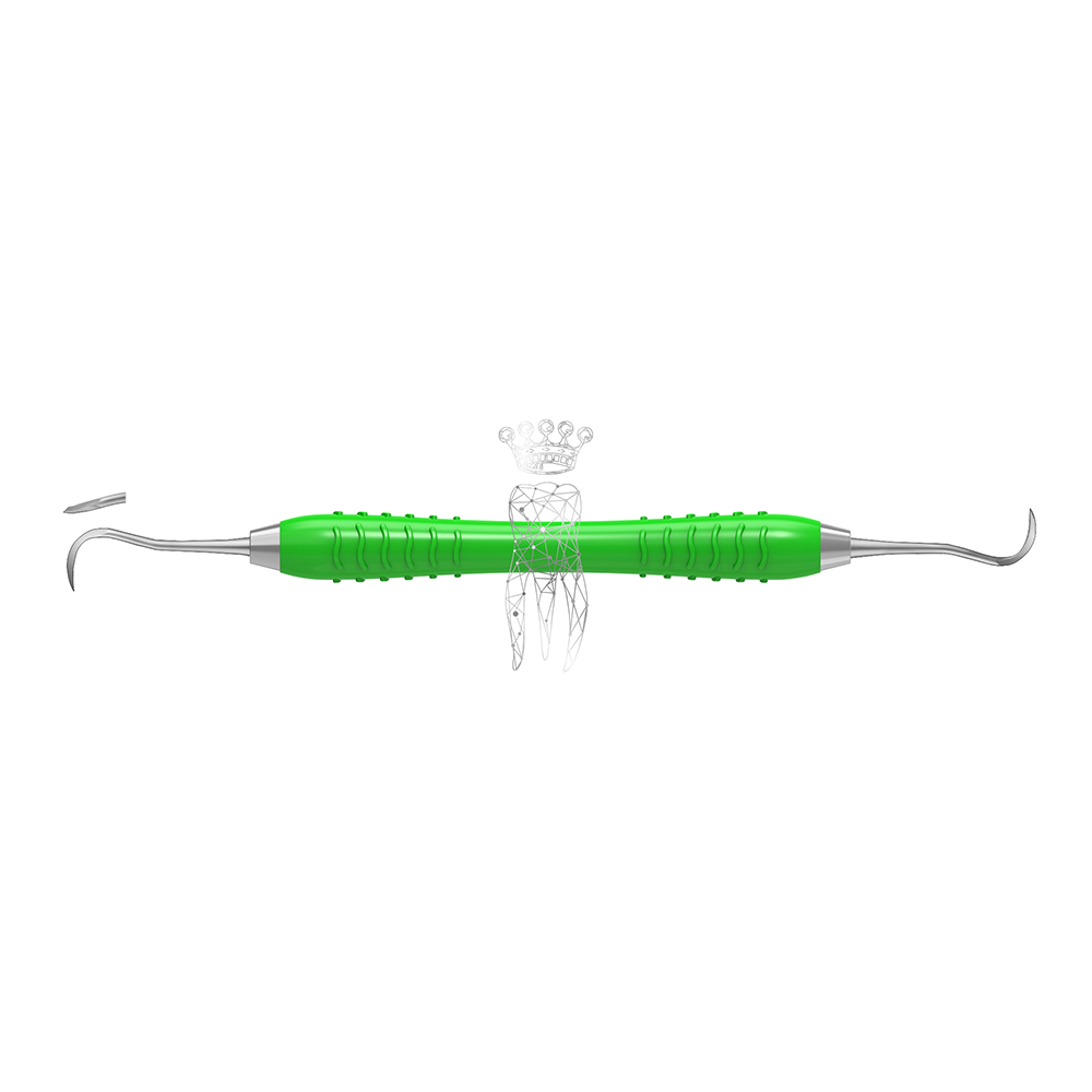 Scaler Universal H6-H7 farvet silikonegreb grøn, stk.