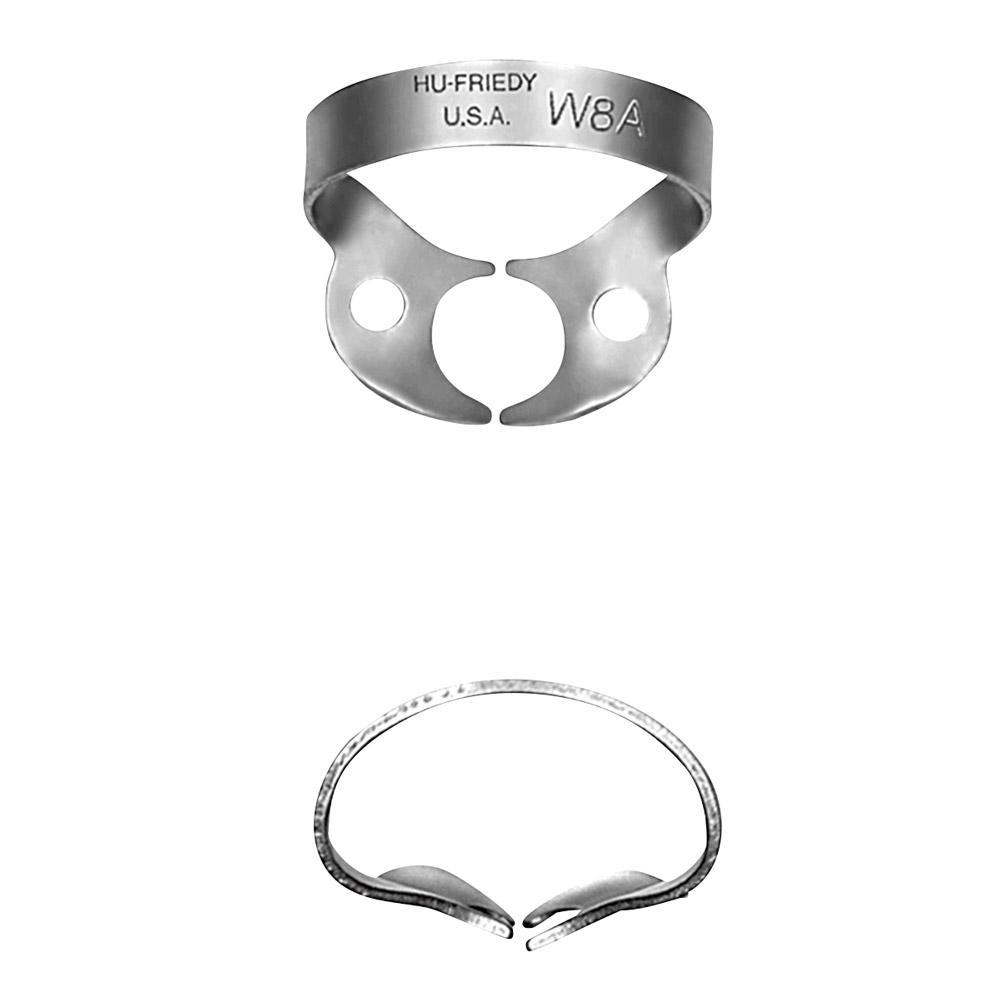 Kofferdam-klemme W8A molar uden vinger, stk.