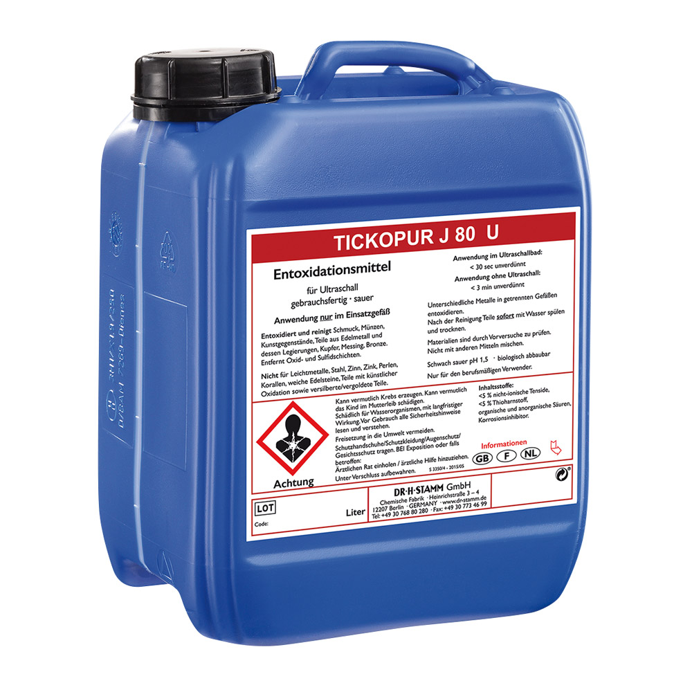 Tickopur J 80 U, 5 L dunke