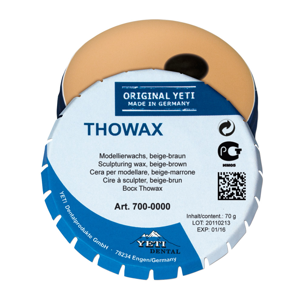 Thowax modelleringsvoks beige-brun, 70 g