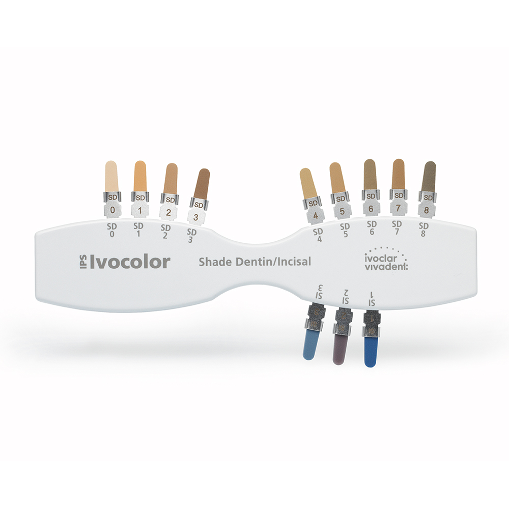 Farvenøgle IPS Ivocolor nuancer, stykker