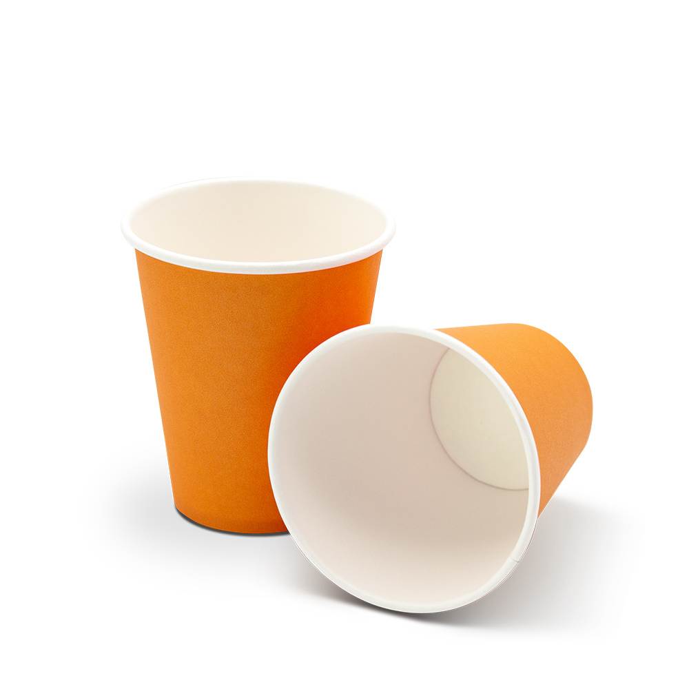 Mundskyllekop papir 180 ml orange