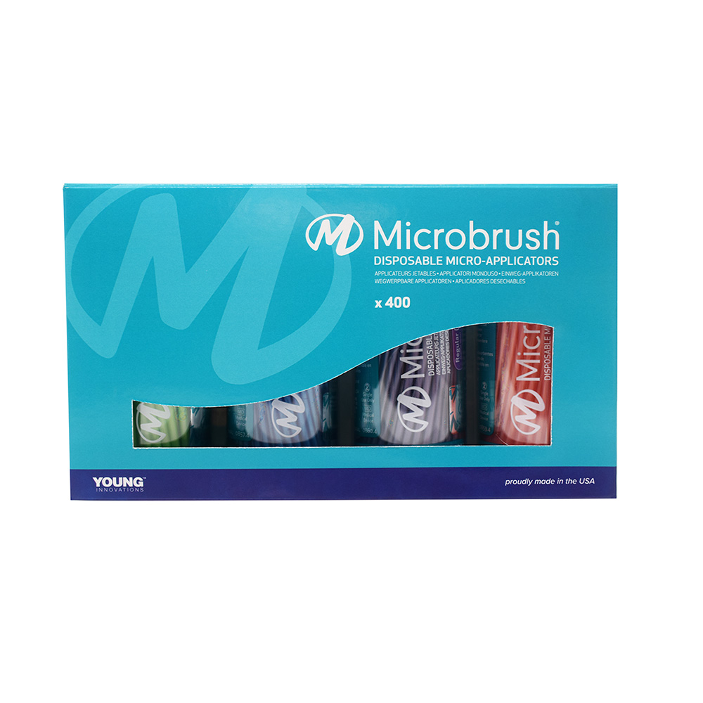 Microbrush-rør, 4 x 100 stk. sortiment