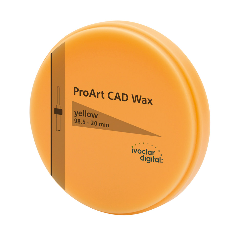 ProArt CAD voks gul 98,5 x 20 mm, stk.