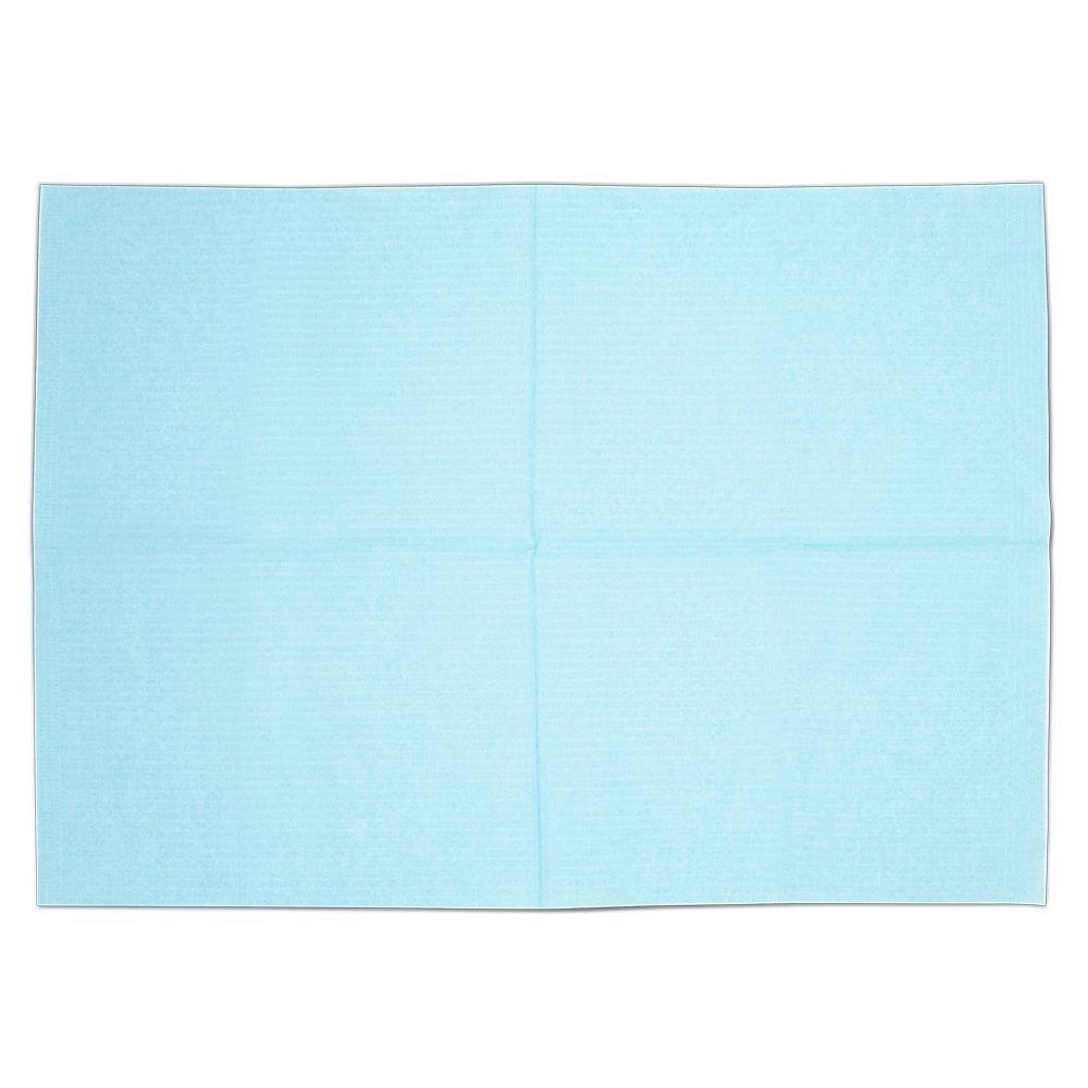 Dry-Back patientservietter 3-lags 33 x 45,5 cm blå, 500 stk.