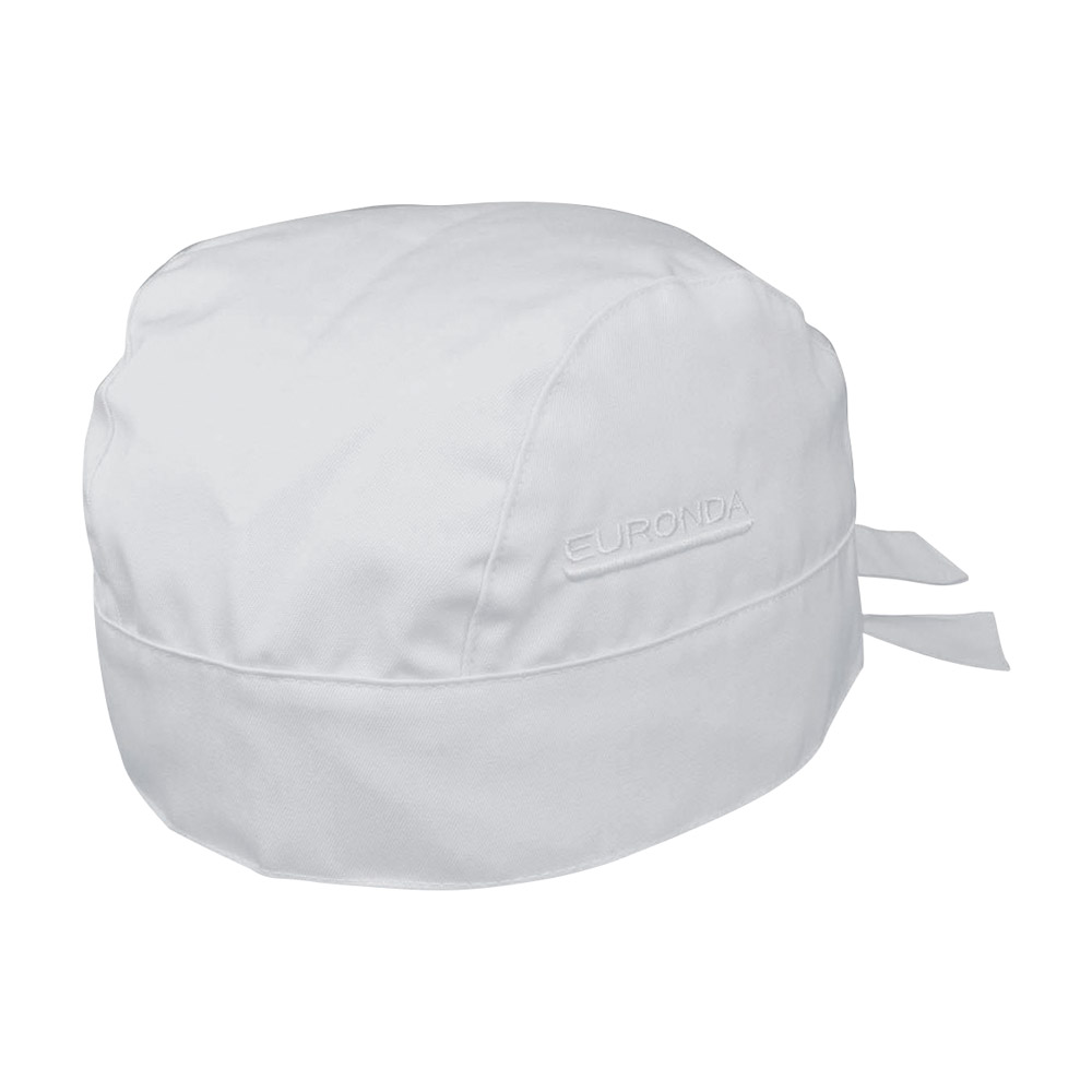 Monoart bandana hætte hvid, stk.