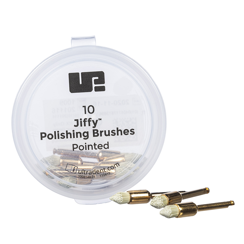 Jiffy Komposit-polérbørster spids, 10 stk.