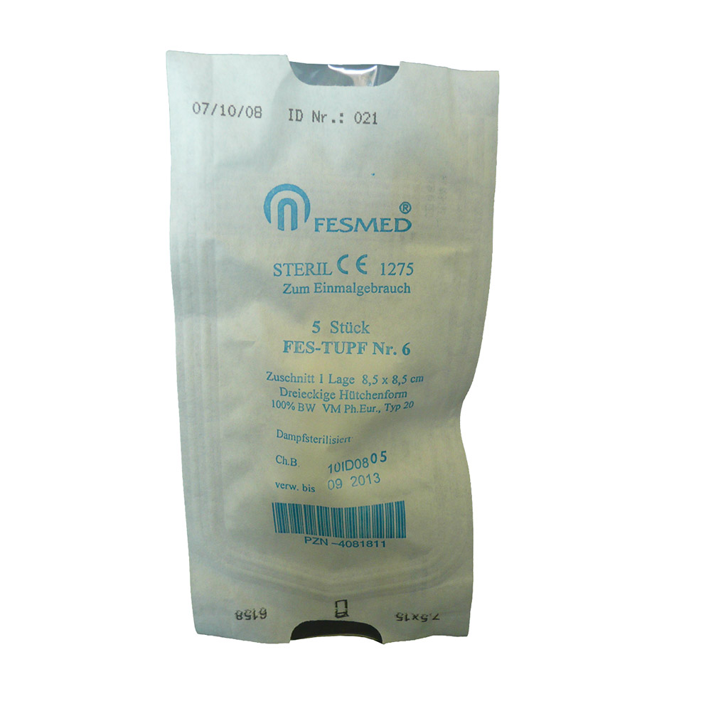 Fes-Tamponer sterile #12, 5 x 2 stk.