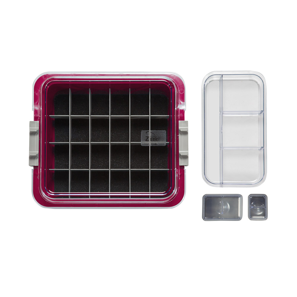 Materialbakke komplet neonpink, stk.