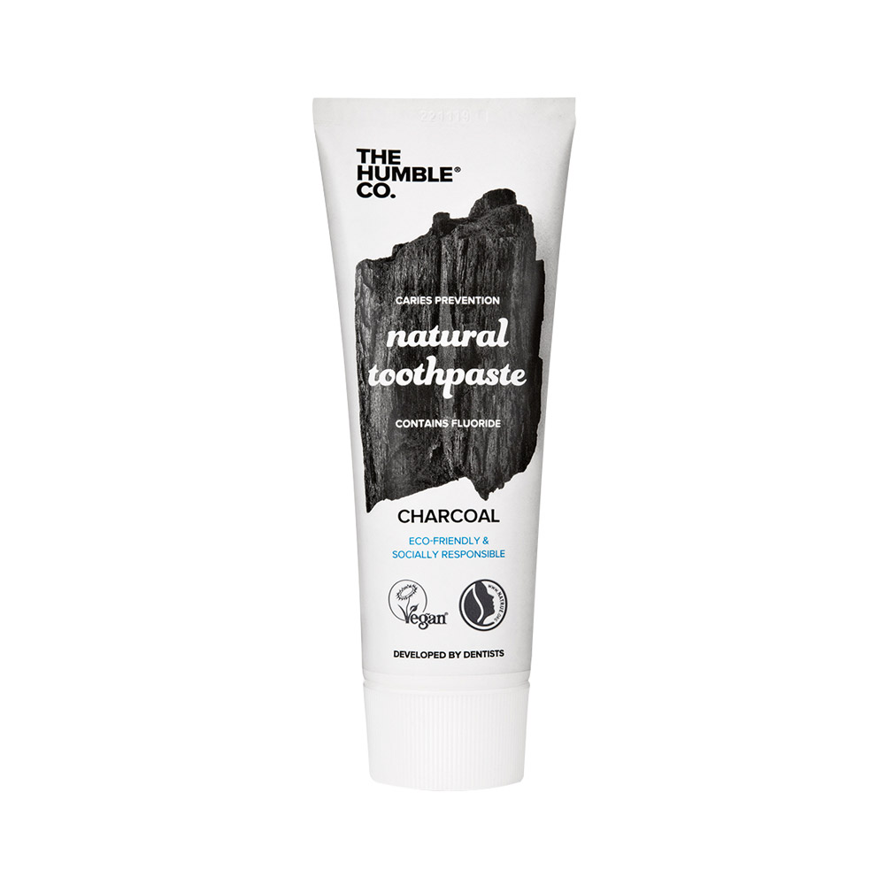 HHumble tandpasta med fluorid A-kul, 75 ml