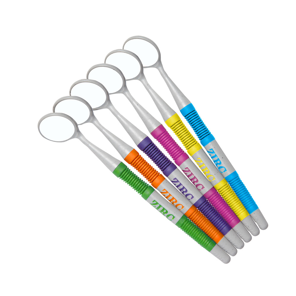 Crystal HD Komplett mundspejl Soft Grip #4 neon, 12 stk. assorteret