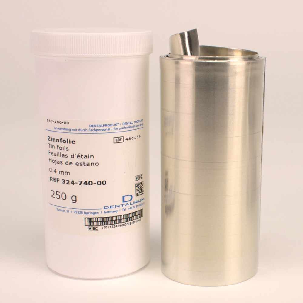 Tinfolie 0,40 mm, 250 g
