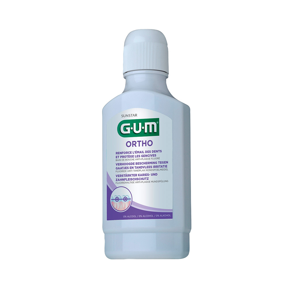 GUM ORTHO Mundskyl, 12 x 300 ml