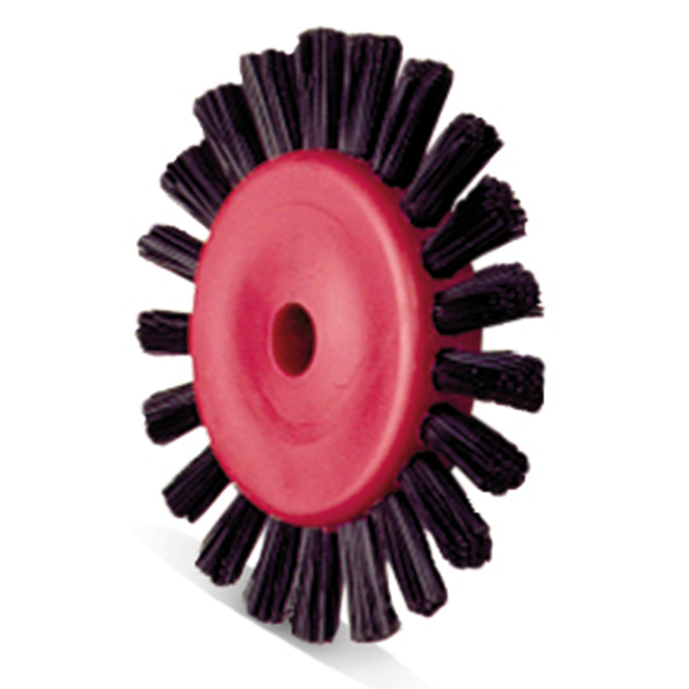 Poleringsbørste med plastikkerne, 1-radet, 45 mm, 12 stk.