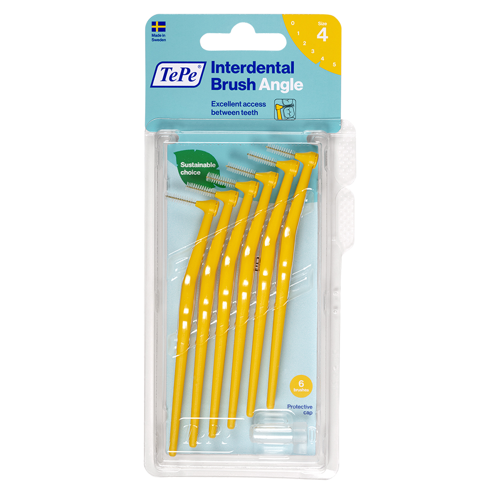 TePe Angle gul 0,7 mm, 6 stk.