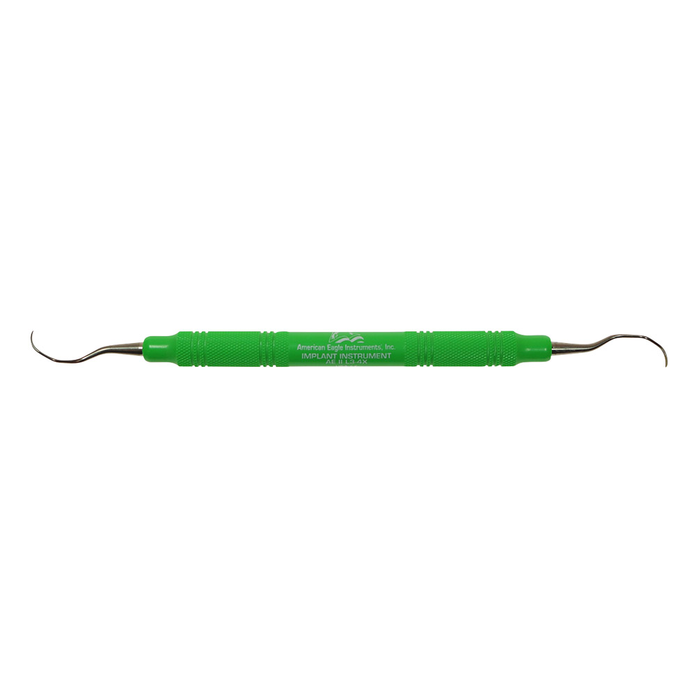 Titanimplantat curette lang 3-4 plastgreb, stk.