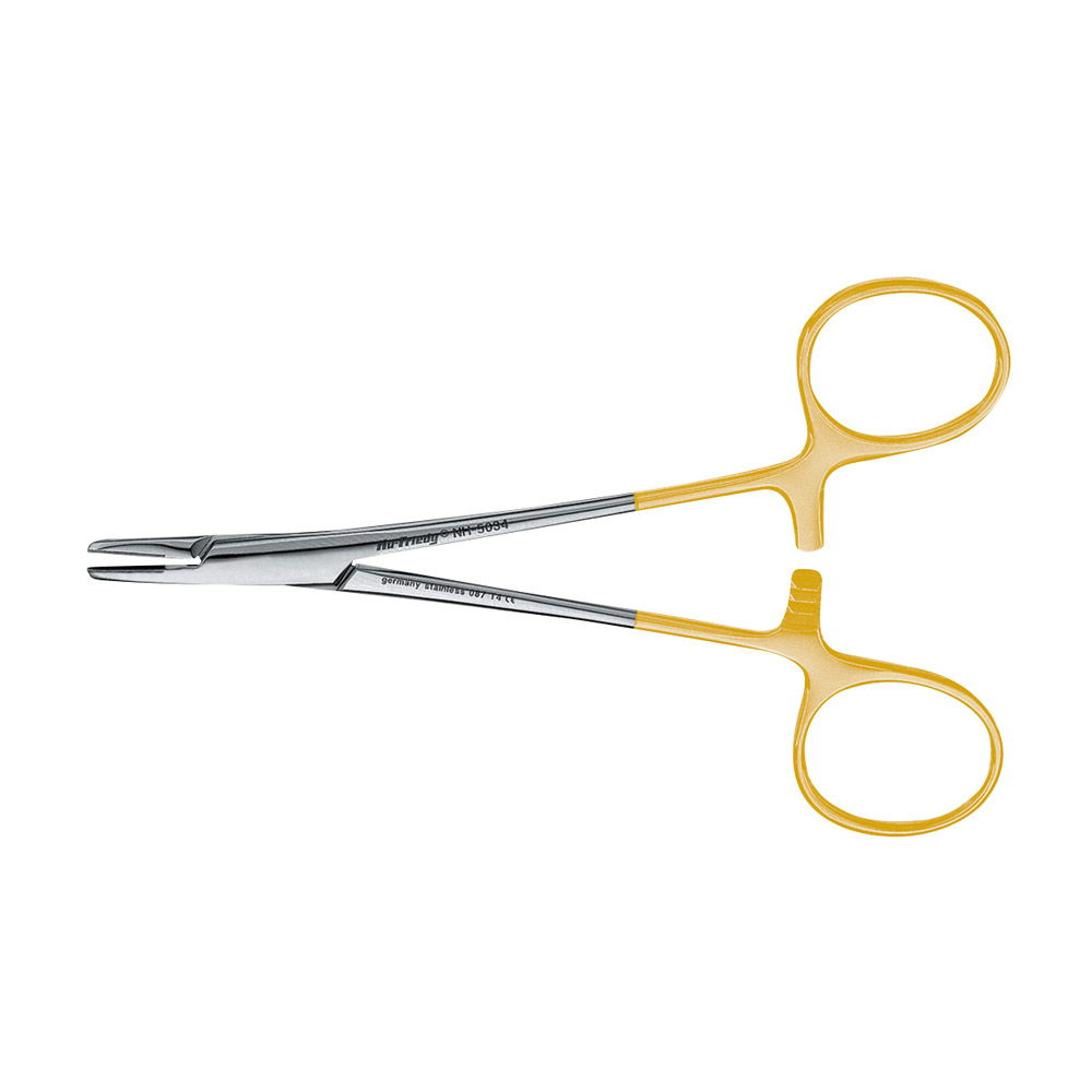 Hegar-Baumgartner nålefører PermaSharp riflet 14,0 cm, stk.