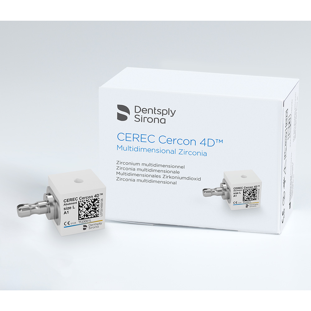 CEREC Cercon 4D Abutment Block S A2, 3 stk.