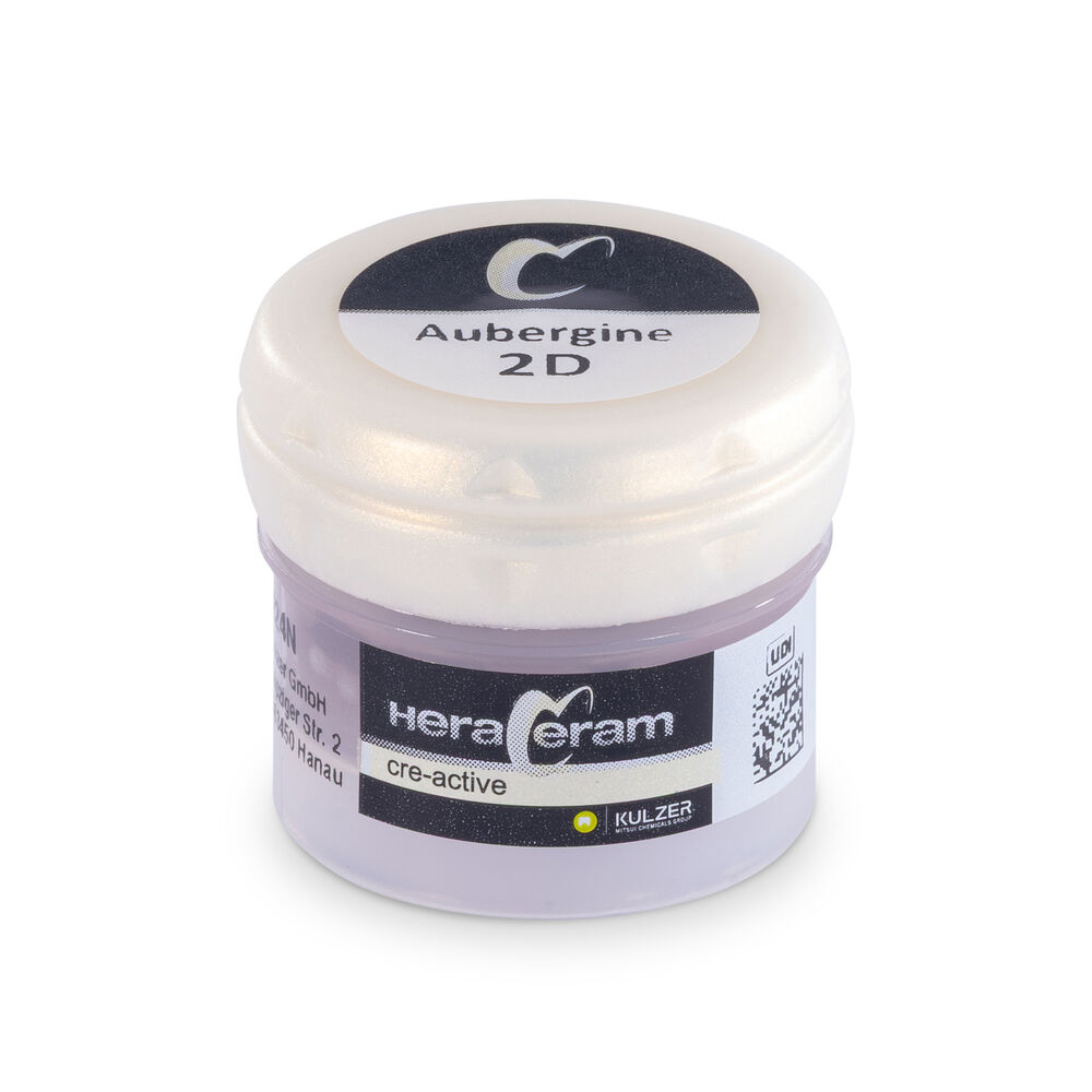 HeraCeram cre-active 2D maling opak aubergine, 2 ml