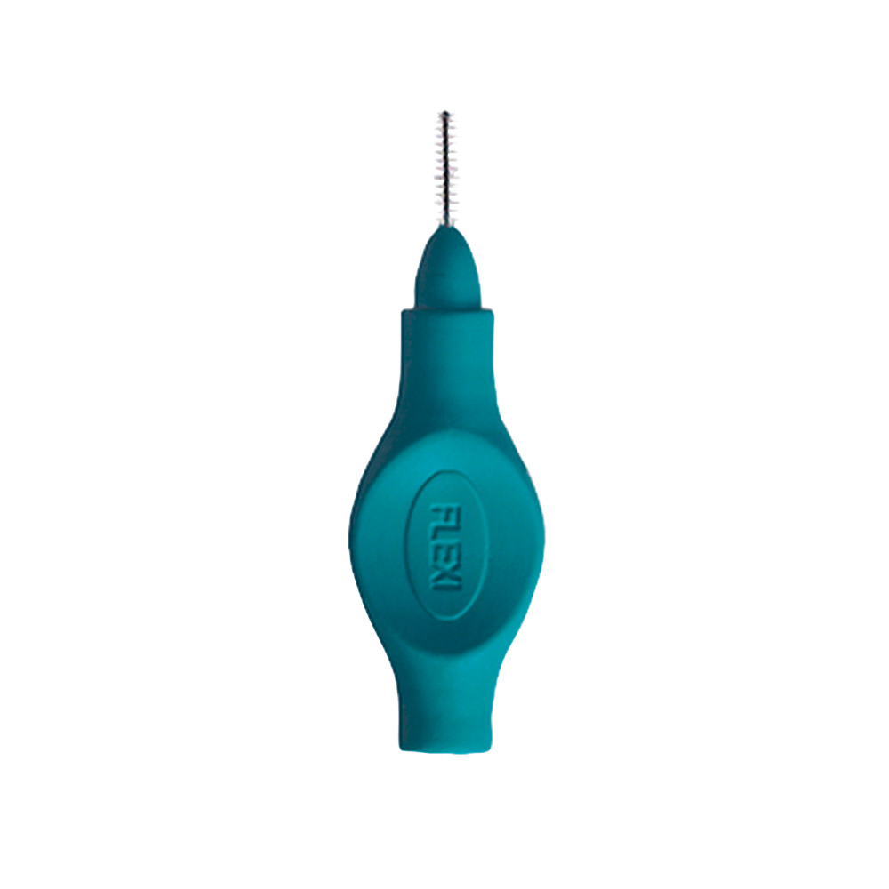 Interdentalbørster Flexi turkis 0,6, 25 stk.