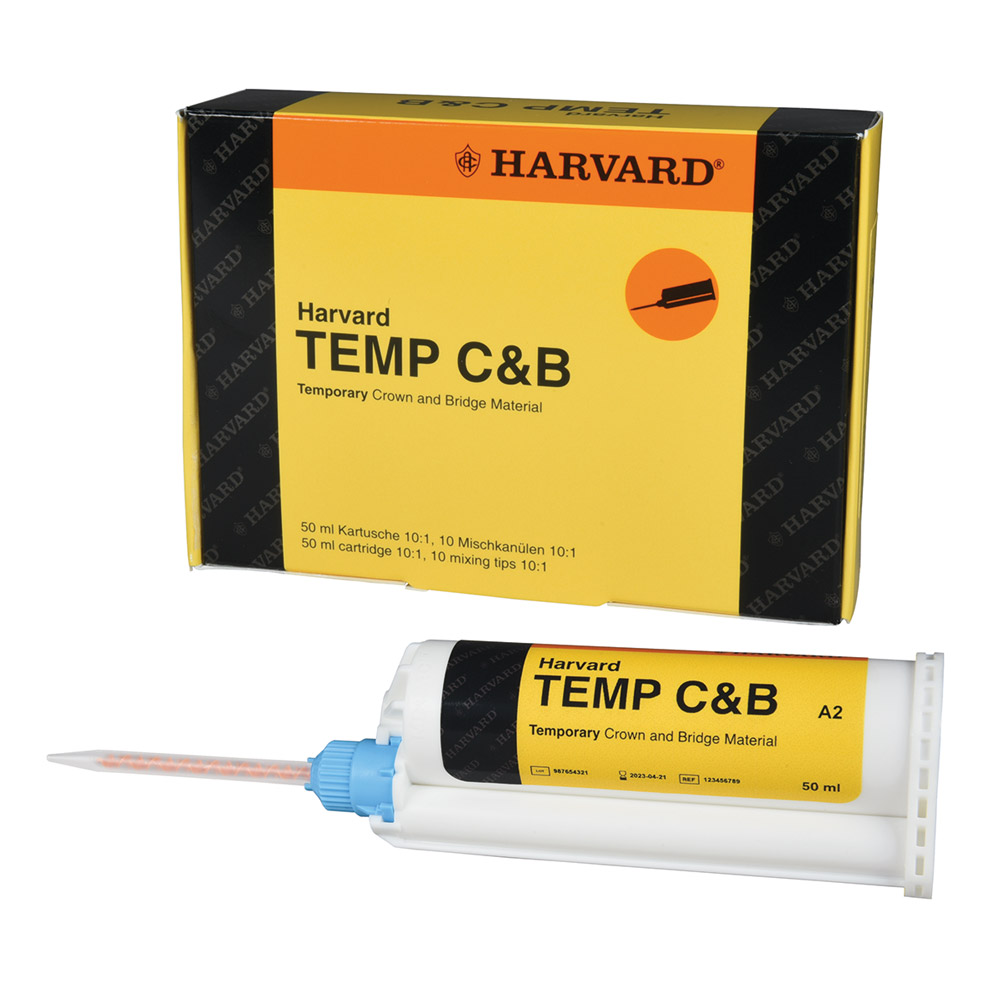 Harvard Temp C+B A2, 50 ml patron + 10 blandingsnåle