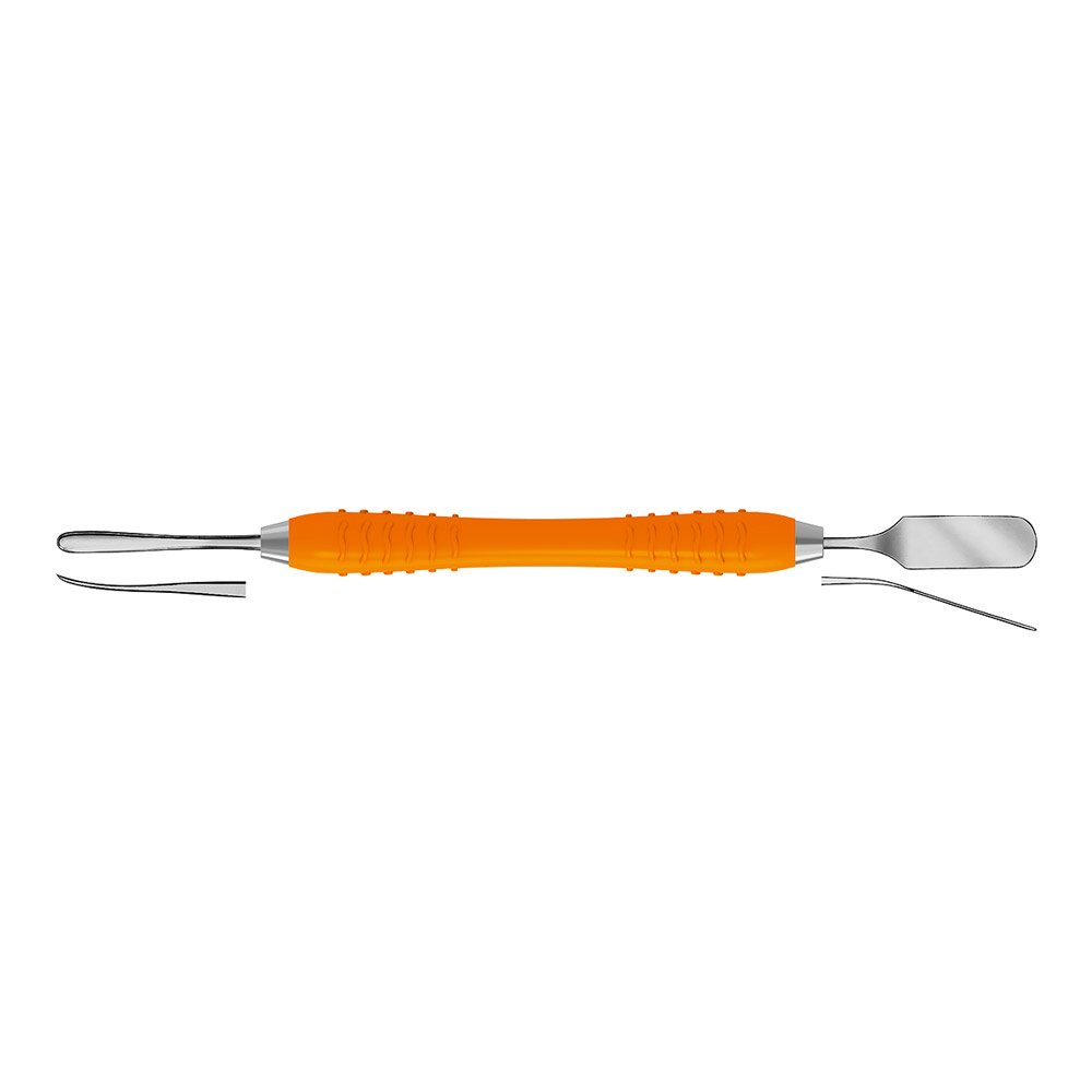 Prichard Raspatorium 1867PR/3 5,0/11,0 silikonehåndtag orange, stk.