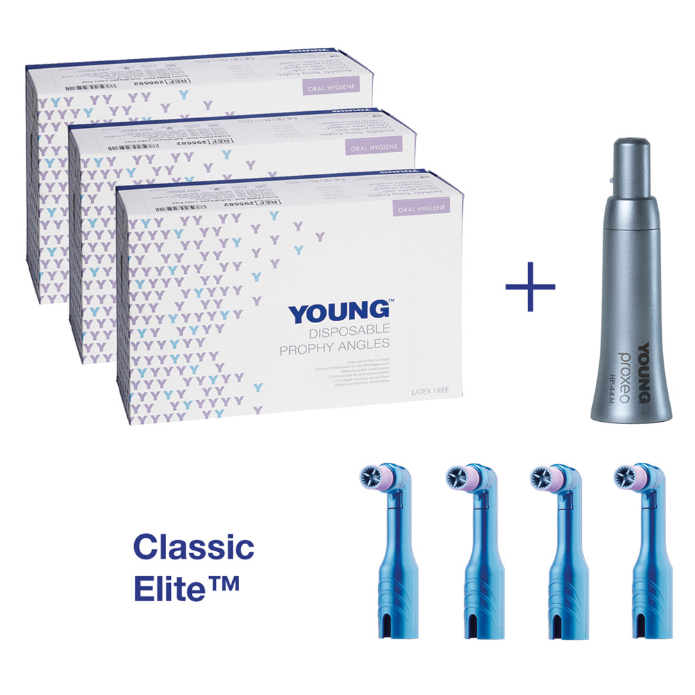 Classic Elite soft, latexfri Proxeo håndstykke HP-44M, sæt