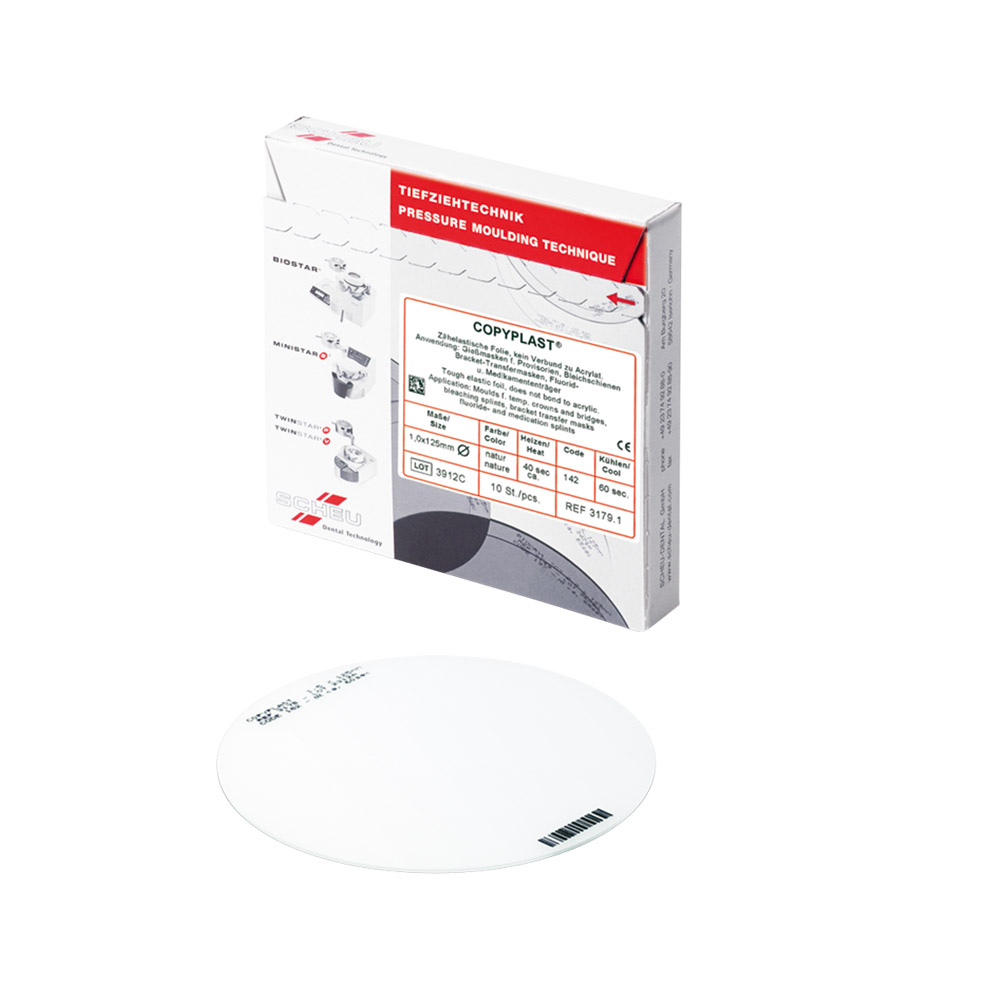 Copyplast 0,5 x 125 mm rund, 10 stk.