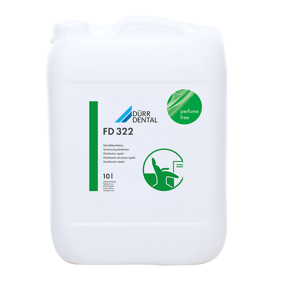 FD 322 Hurtigdesinfektion uden parfume, 10 L dunk