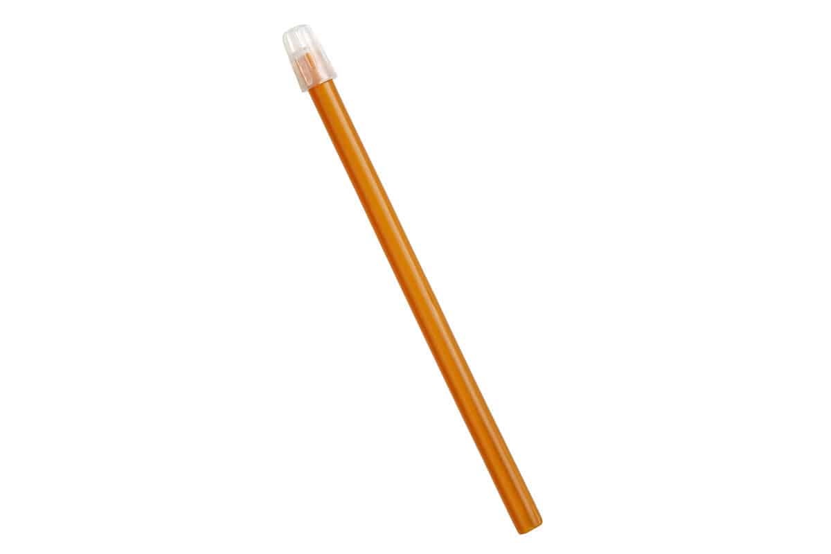 TOP FLEX PLUS spytssuger 145 mm aftagelig orange hætte, pakke med 100 stk.