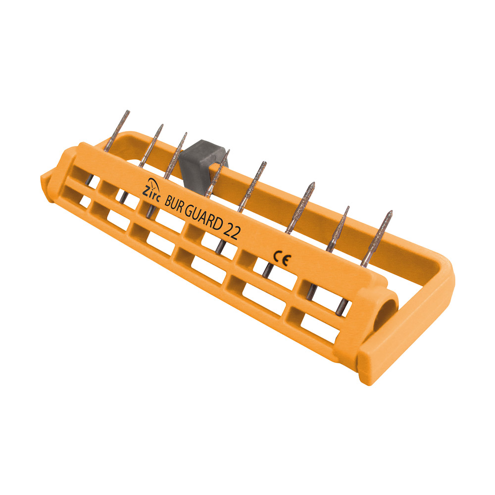 Steri Bur Guard stor 22-huls neonorange, stk.