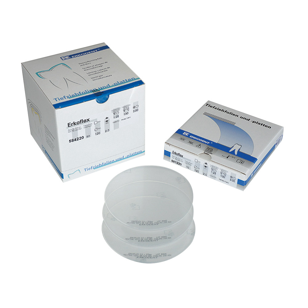 Erkoflex 120 x 1,00 mm transparent, 20 stk.