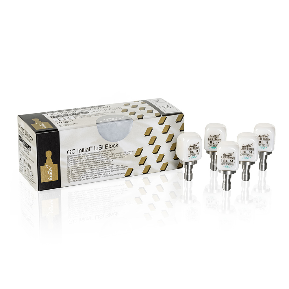 GC Initial LiSi Block CEREC 14 BL, 5 stk.