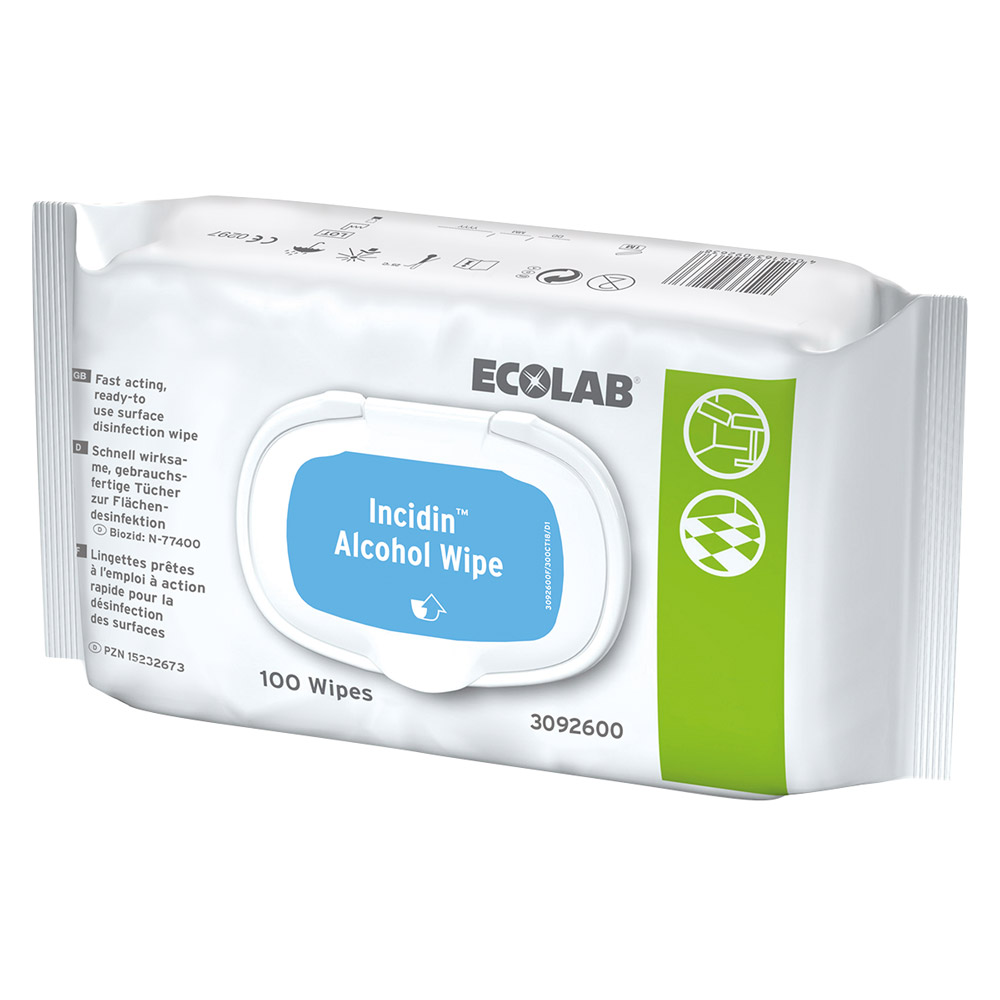 Incidin Alcohol Wipes, 6 x 100 stk.
