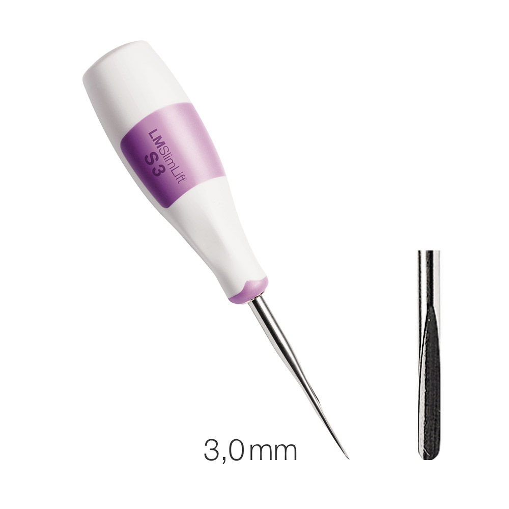 Rodløfter SlimLift S3 3 mm lige, stk.