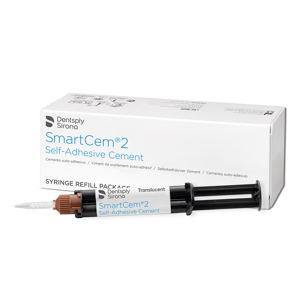 SmartCem2 transluscent, 2 x 5 g + 20 kanyler