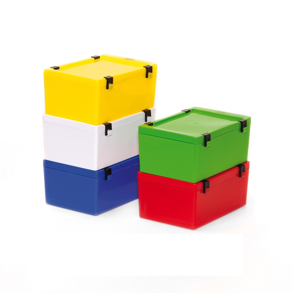 Containerlåg 2 til 1,3 L blå, stk.