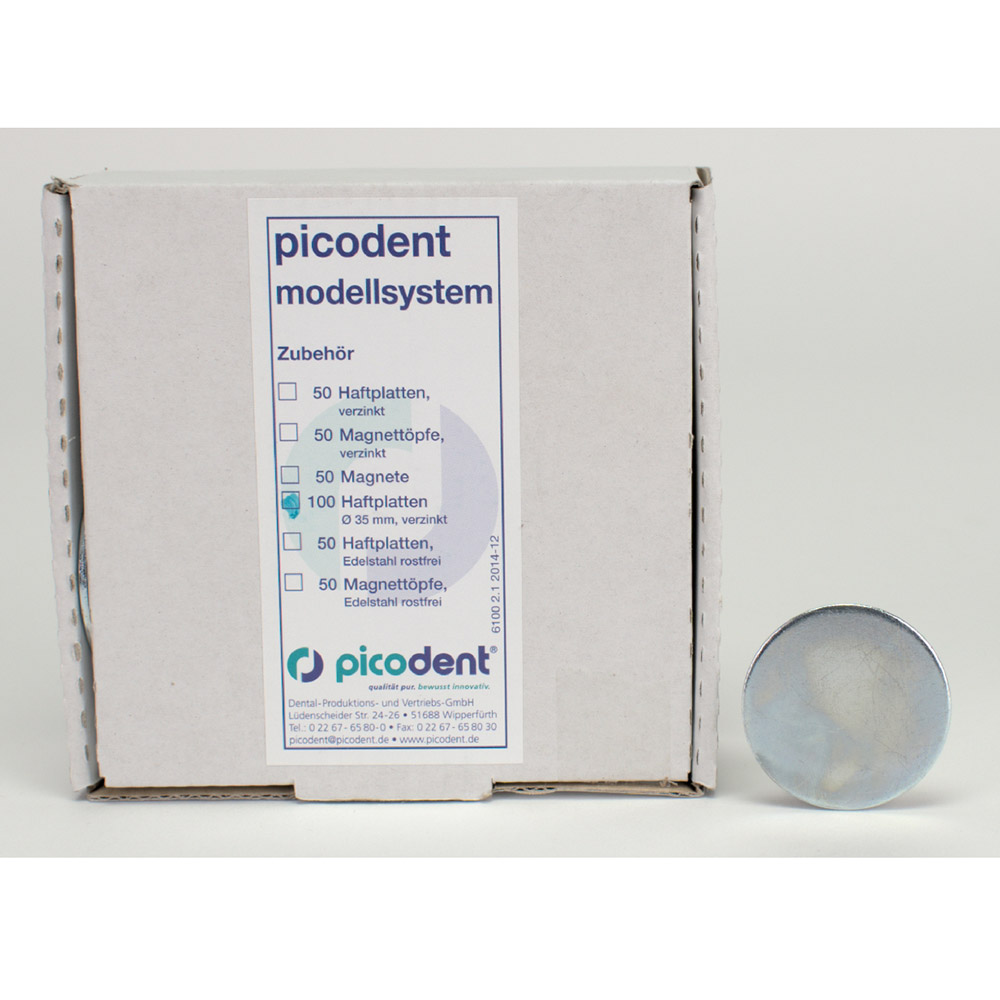 Haftplader Picodent 3,5 cm, 100 stk.