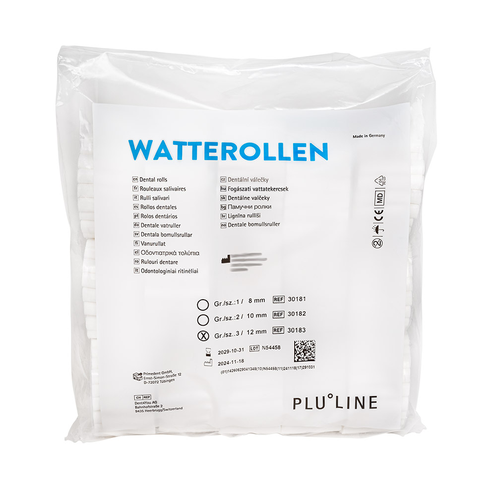PLULINE VANDRULLER Størrelse 3, 300 g
